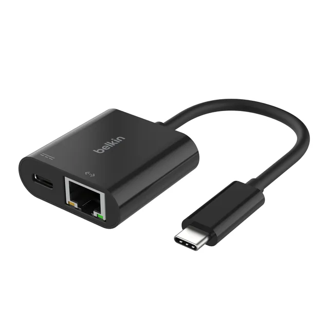 belkin-connect-adaptateur-usb-c-vers-ethernet-recharge-100w-gigabit-ethernet-com image 1