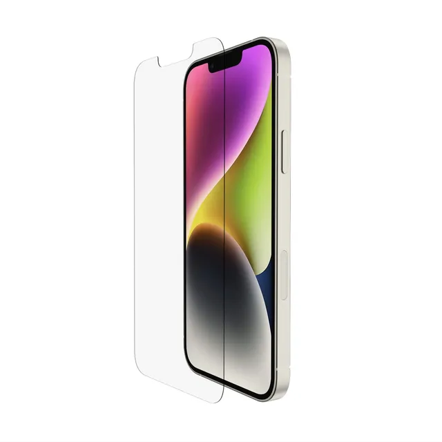 belkin-ultraglass-protection-d-cran-antimicrobienne-pour-iphone-14-et-13-avec-pl image 1