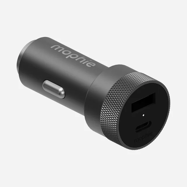 mophie-32w-dual-port-usb-c-usb-a-car-adapter image 1