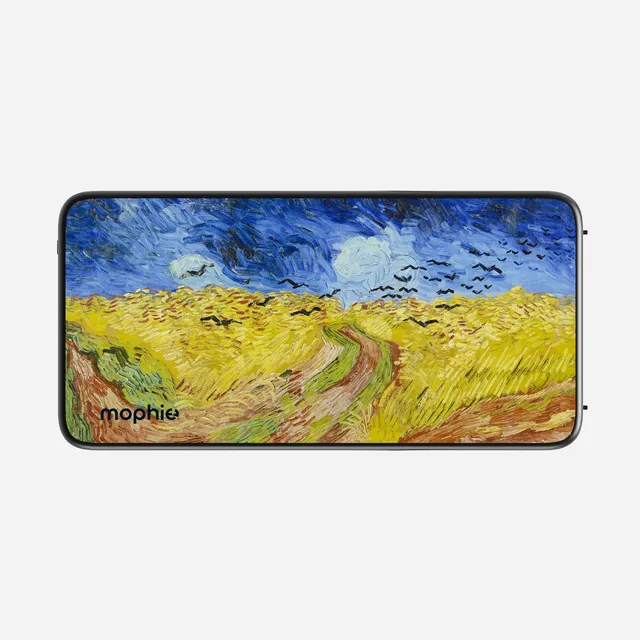 mophie-gallery-edition-powerstation-plus-10k-van-gogh-champ-de-bl-aux-corbeaux-b image 1