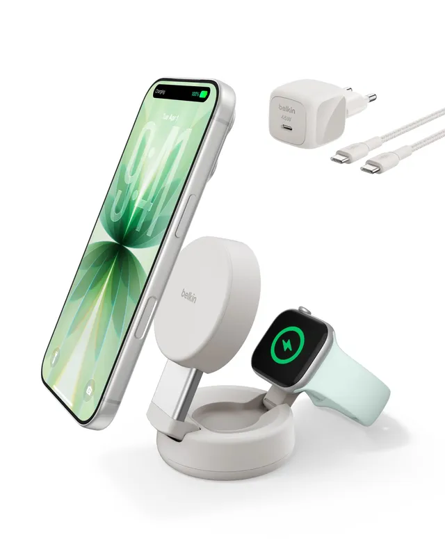 belkin-ultracharge-chargeur-magsafe-2-en-1-25-w-qi2-pliable-pour-iphone-17-et-ap image 1