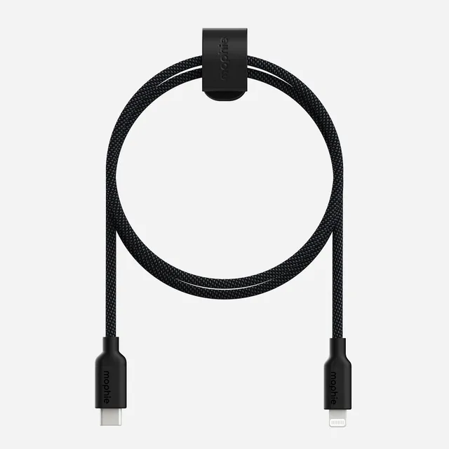 mophie-usb-c-vers-lightning-c-ble-de-charge-rapide-tress-enduraflex-avec-attache image 1