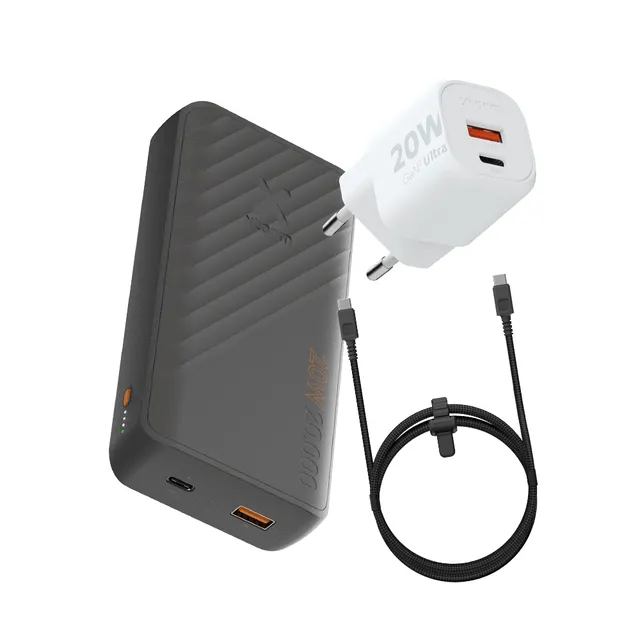 xtorm-supercharge-powerbank-bundle-20-000-mah-avec-chargeur-mural-20w-et-c-ble-u image 1