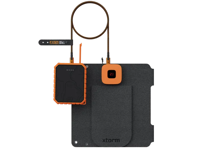 xtorm-panneau-solaire-14w-batterie-externe-rugged-10-000-mah-c-ble-usb-c-pd-240w image 1