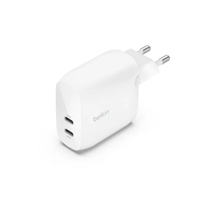 belkin-boostcharge-chargeur-secteur-double-port-usb-c-60-w-avec-pps-c-bles-usb-c image 1