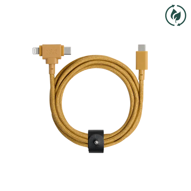 native-union-belt-cable-duo-usb-c-vers-usb-c-et-lightning image 1