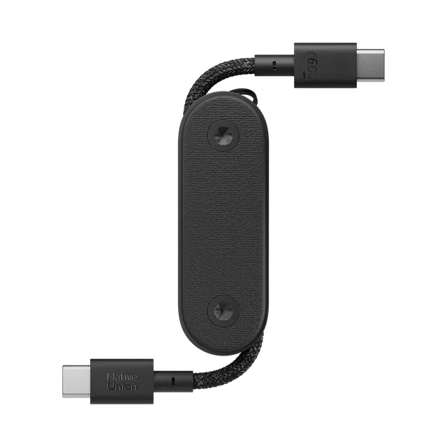 native-union-pocket-cable-c-ble-usb-c-vers-usb-c-60w-avec-porte-cl-s-int-gr image 1
