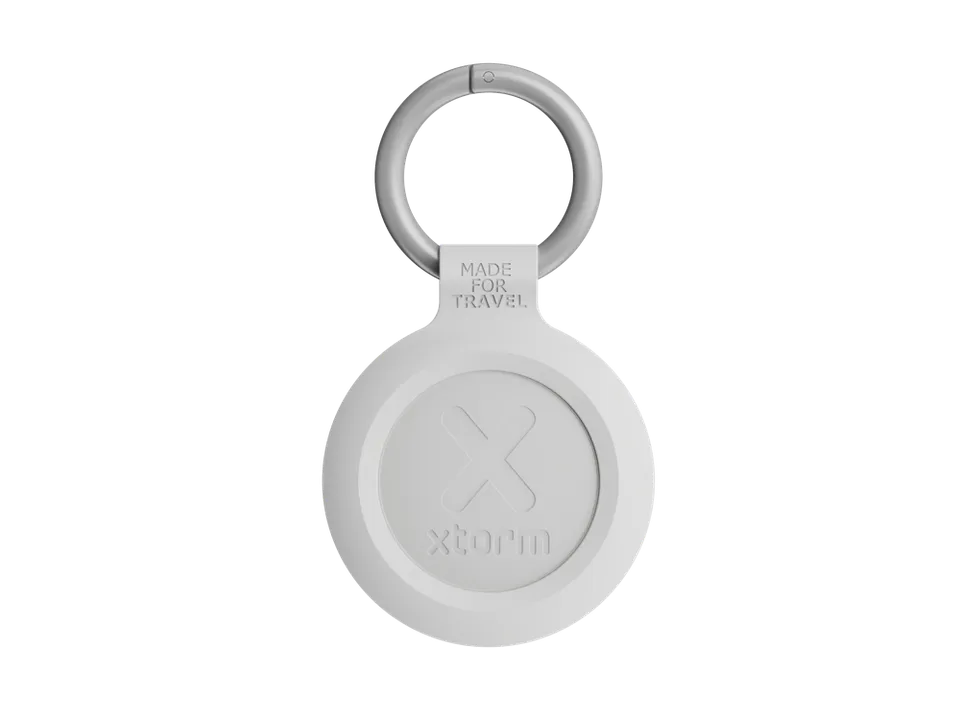 xtorm-traveltag-pour-android-et-iphone-ios-r-sistant-l-eau-blanc-cendr image 1
