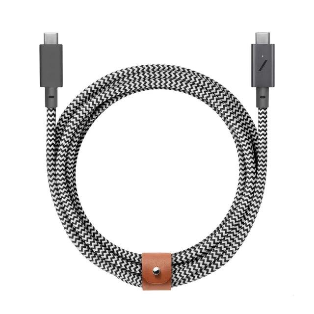 native-union-belt-c-ble-pro-usb-c-usb-c-2-4m-240w-avec-led-et-attache-cuir image 1