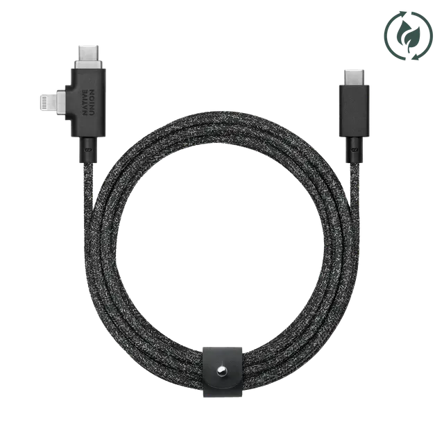 native-union-belt-cable-duo-pro-240w-usb-c-vers-usb-c-lightning-2-en-1 image 1