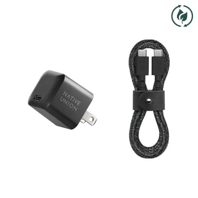 native-union-fast-gan-charger-pd-30w-avec-c-ble-usb-c image 1