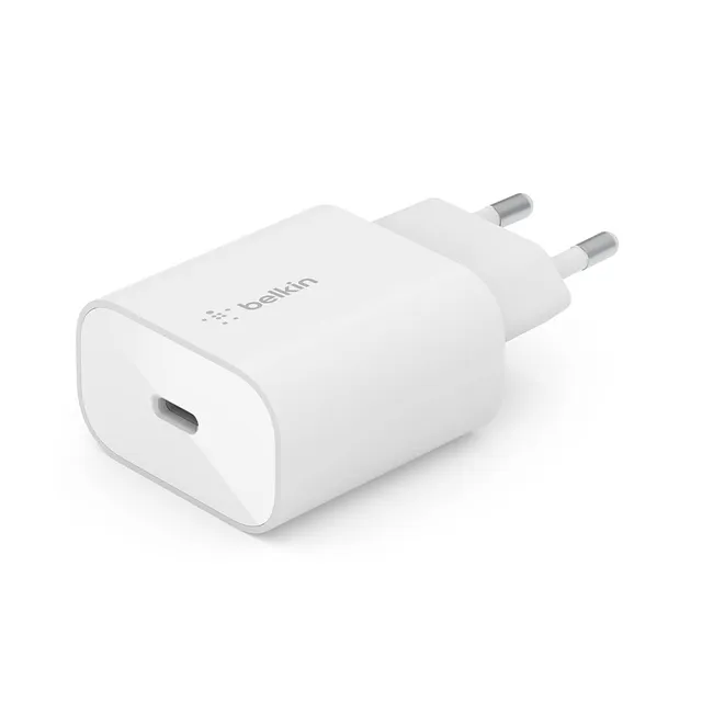 belkin-boostcharge-chargeur-secteur-25-w-usb-c-pd-pps-blanc image 1