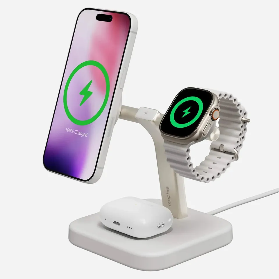 mophie-3-in-1-wireless-charging-stand-magsafe-chargeur-sans-fil-pliable image 1