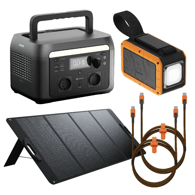 pack-urgence-xtorm-xl-station-d-nergie-600w-panneau-solaire-200w-power-bank-lamp image 1