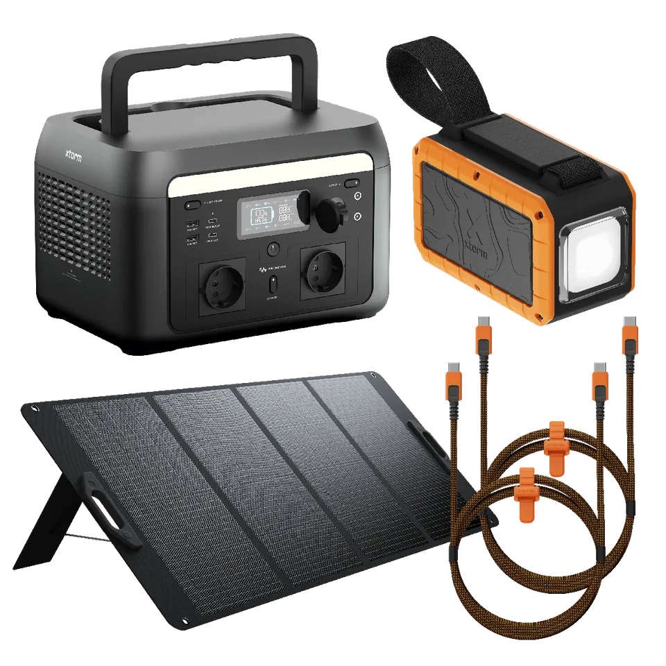 pack-urgence-xtorm-xl-station-d-nergie-600w-panneau-solaire-200w-power-bank-lamp image 1