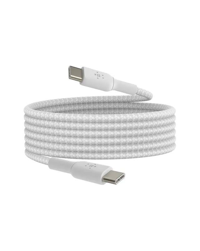 belkin-boostcharge-c-ble-usb-c-vers-usb-c-gaine-tress-e-2-m-blanc image 1