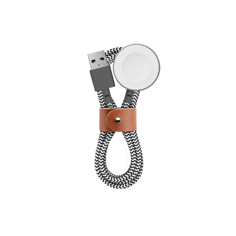 native-union-belt-watch-chargeur-apple-watch-avec-sangle-en-cuir image 1