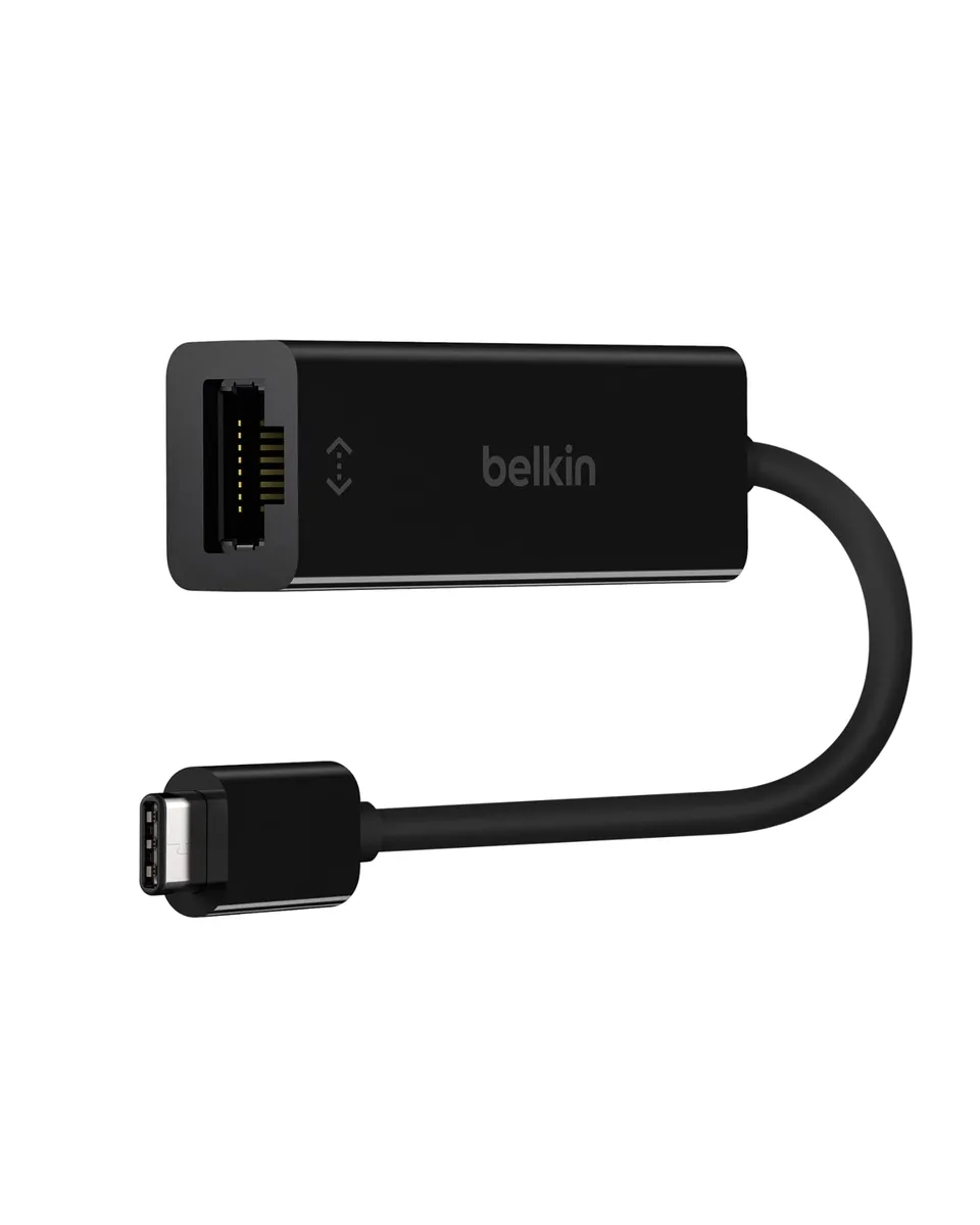 belkin-adaptateur-usb-c-vers-ethernet-gigabit-noir image 1