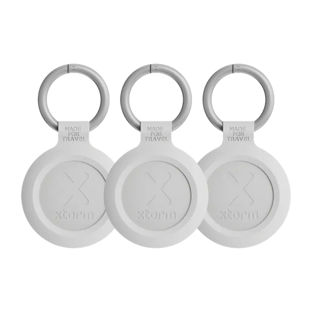xtorm-traveltag-pour-iphone-ios-r-sistant-l-eau-blanc-cendr image 1