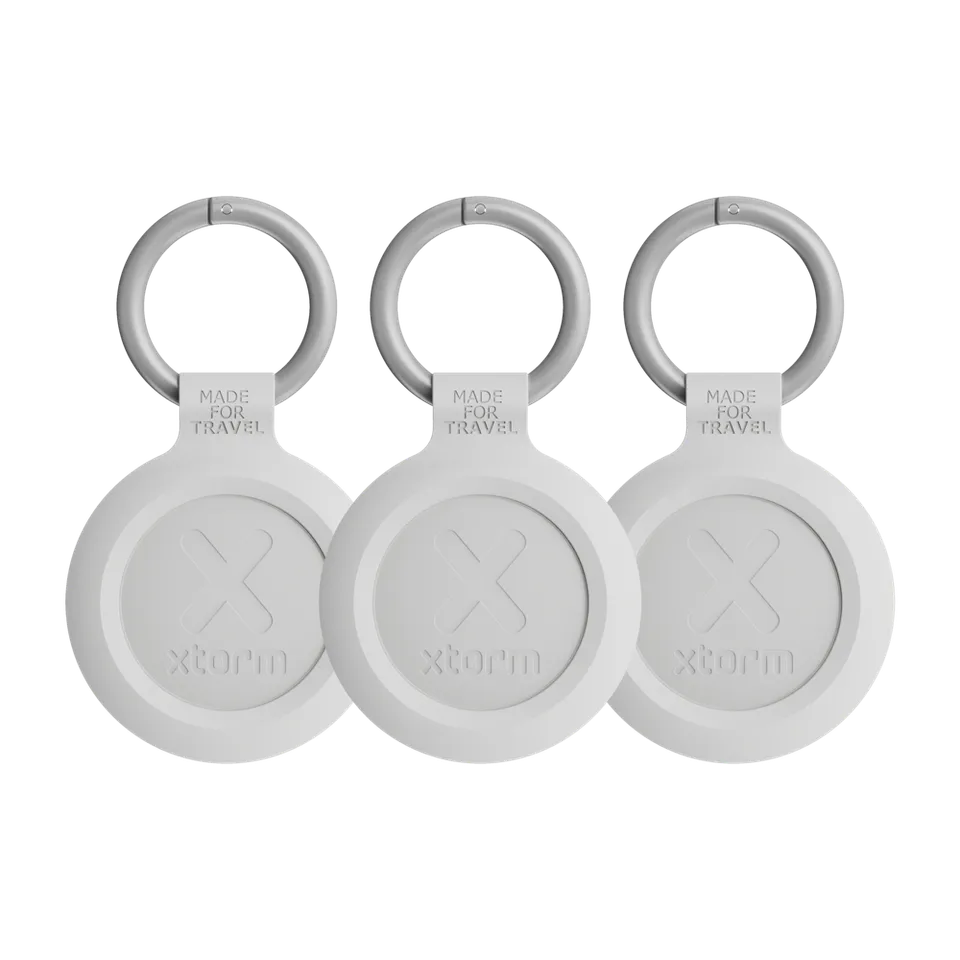 xtorm-traveltag-pour-iphone-ios-r-sistant-l-eau-blanc-cendr image 1