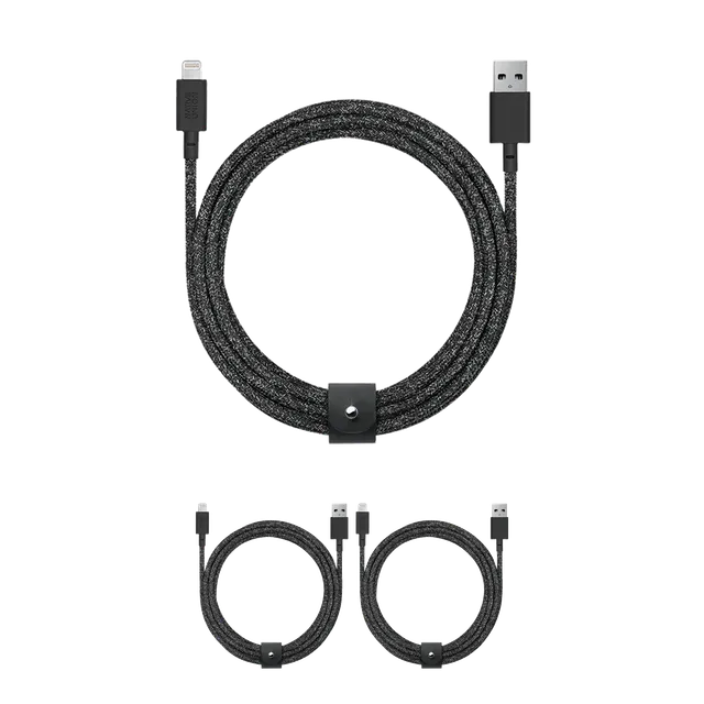 native-union-belt-cable-xl-3-pack-usb-a-vers-lightning-3-c-bles-de-3m image 1
