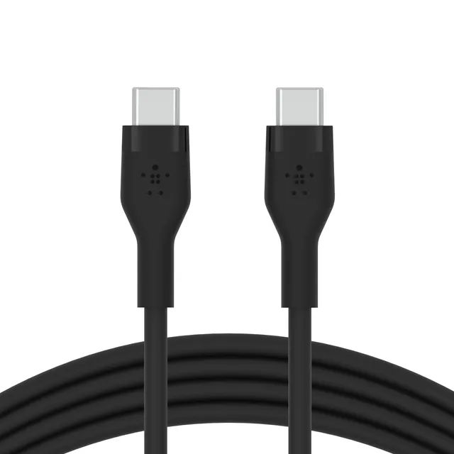 c-ble-belkin-boostcharge-flex-usb-c-vers-usb-c-silicone-souple-2m-noir image 1