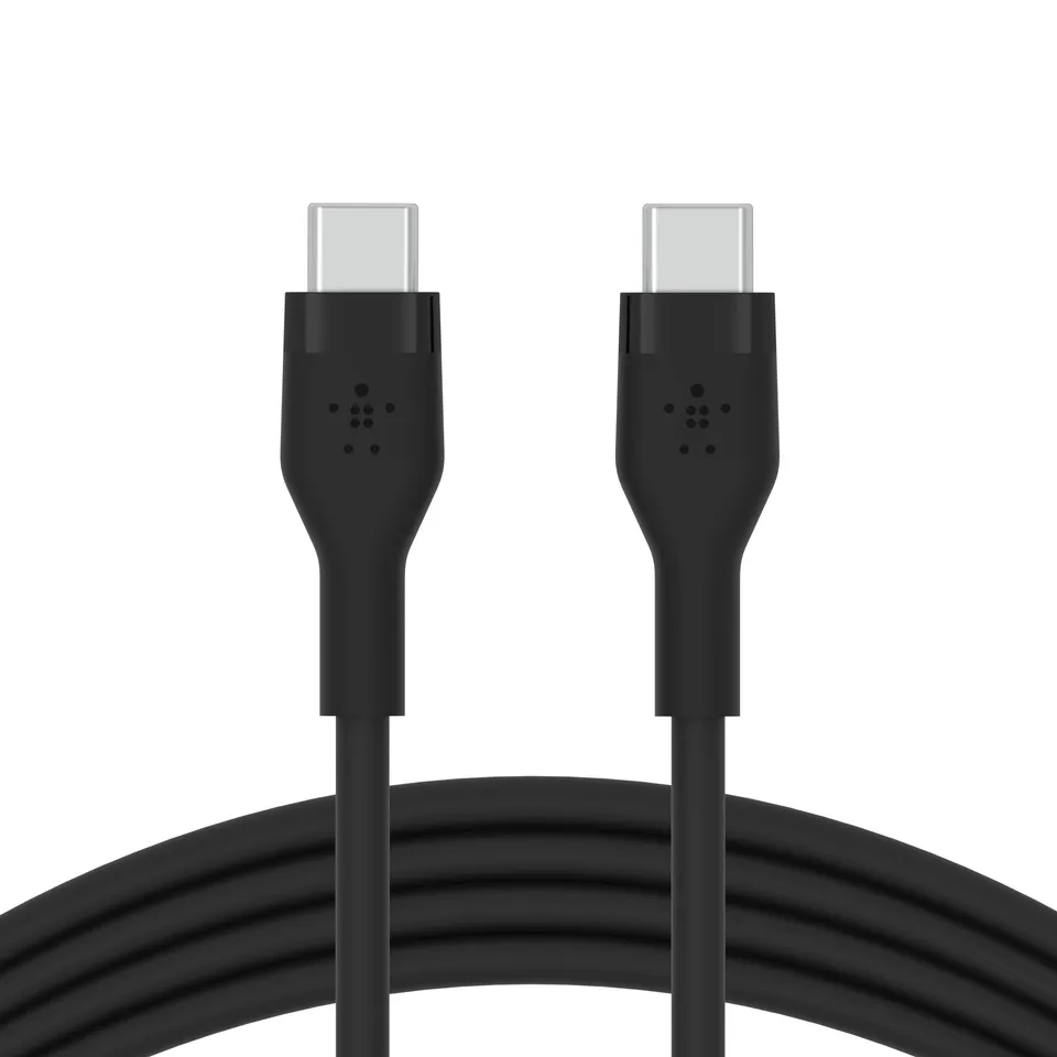 c-ble-belkin-boostcharge-flex-usb-c-vers-usb-c-silicone-souple-2m-noir image 1