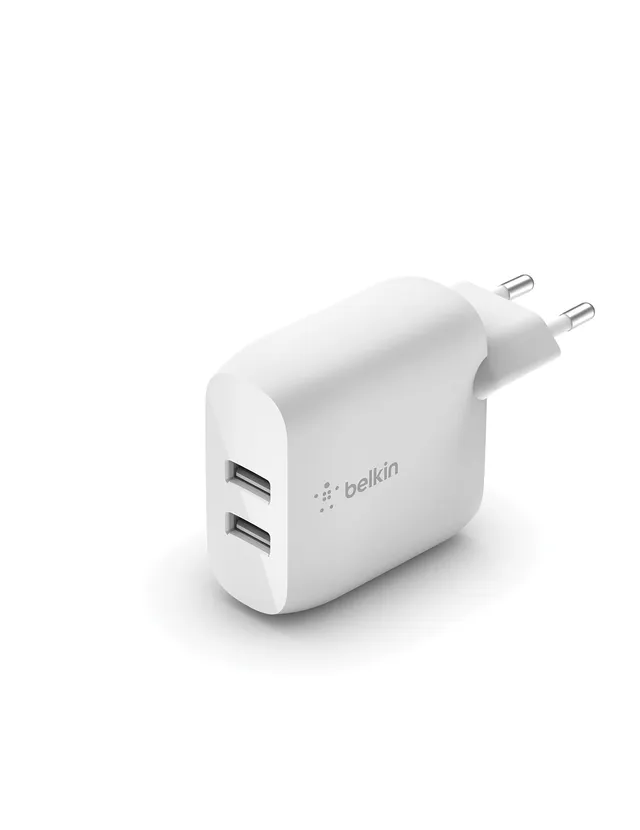 belkin-boostcharge-chargeur-secteur-double-port-usb-a-4-8-a-24-w image 1