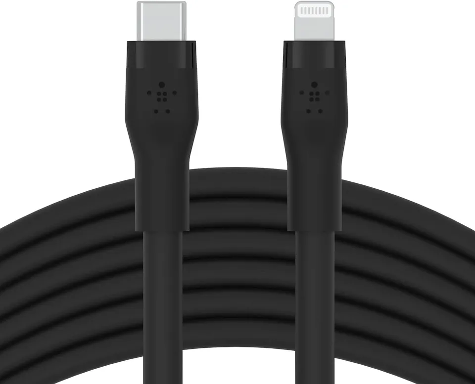 belkin-boostcharge-flex-c-ble-usb-c-vers-lightning-3-m-silicone-souple-certifi-m image 1
