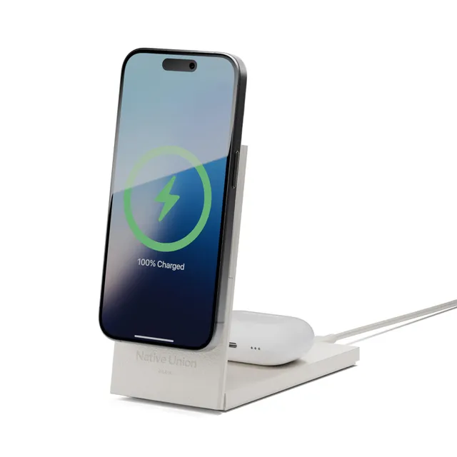 native-union-rise-chargeur-sans-fil-magn-tique-2-en-1-certifi-qi2-et-compatible- image 1