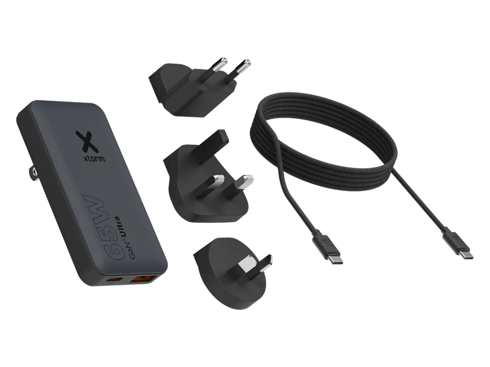 xtorm-kit-chargeur-de-voyage-rapide-65w-avec-prises-universelles image 1