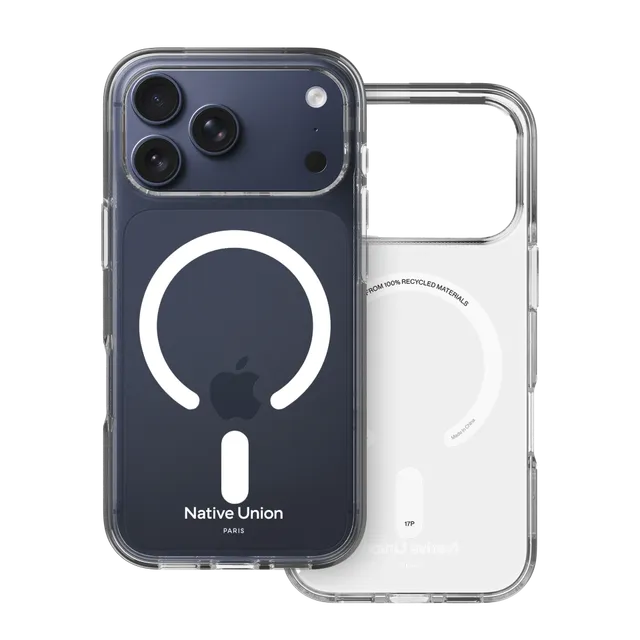 native-union-re-clear-case-pour-iphone-17-coque-transparente-recycl-e-et-antijau image 1