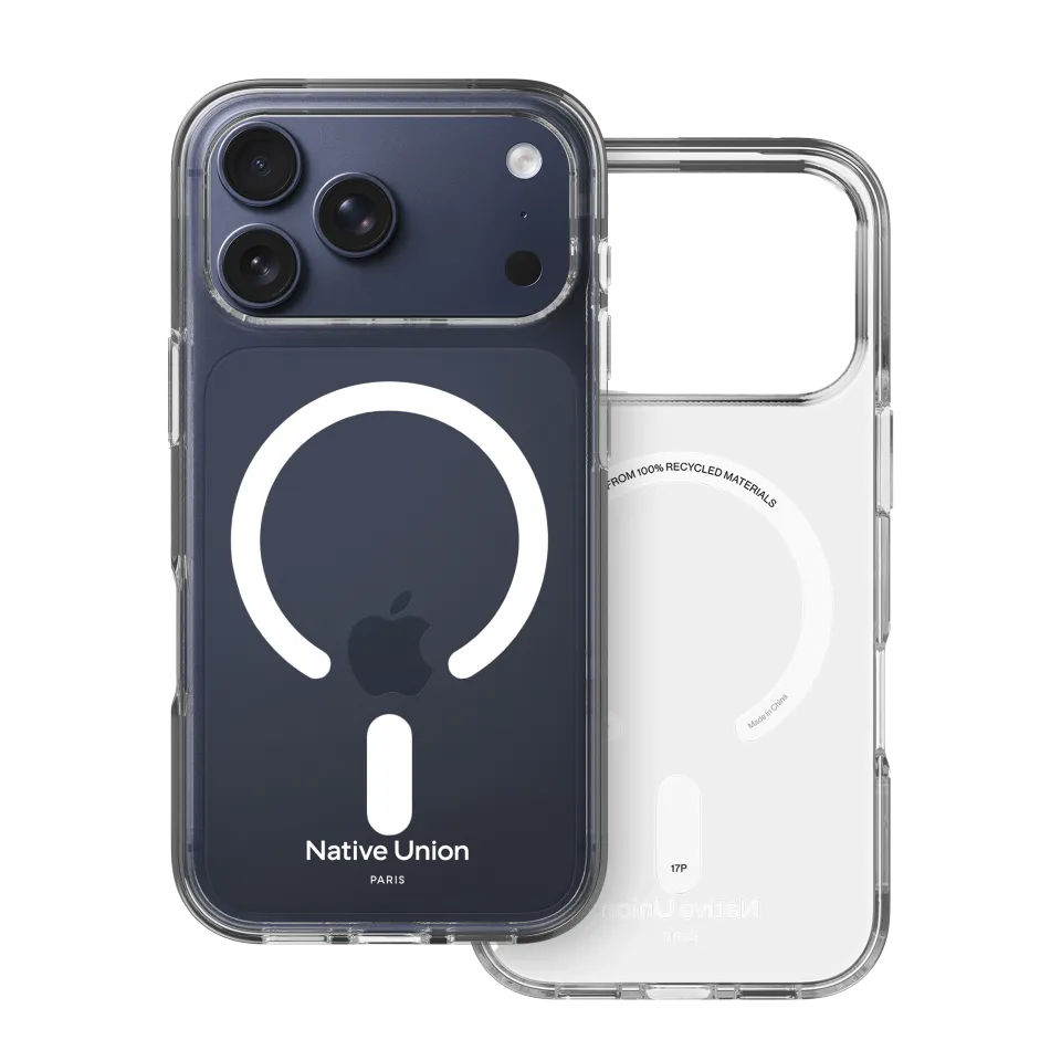 native-union-re-clear-case-pour-iphone-17-coque-transparente-recycl-e-et-antijau image 1
