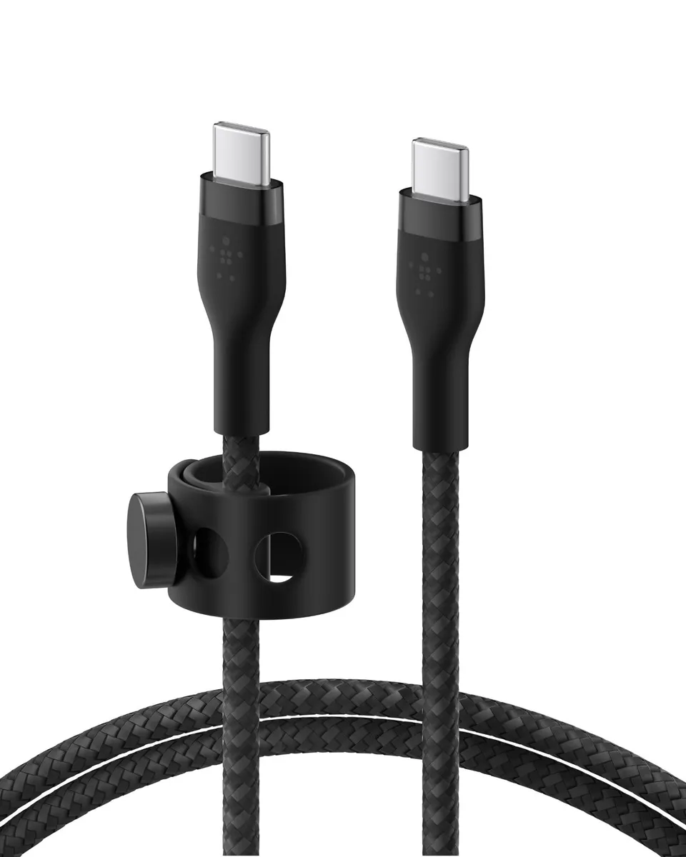 belkin-boostcharge-pro-flex-c-ble-usb-c-gaine-tress-e-2-m-noir image 1