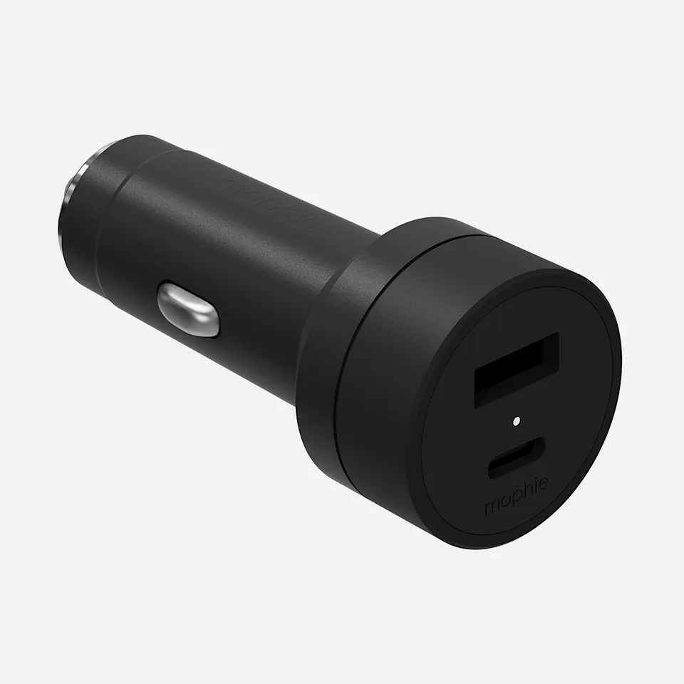 mophie-42w-chargeur-voiture-double-port-usb-c-usb-a image 1