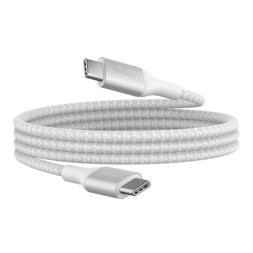 belkin-boostcharge-c-ble-usb-c-vers-usb-c-240-w-1-m-gaine-tress-e-blanc image 1