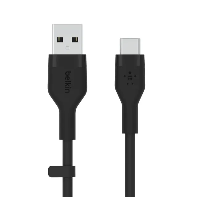 belkin-boostcharge-flex-c-ble-usb-c-vers-usb-a-3-m-silicone-certifi-usb-if-noir image 1