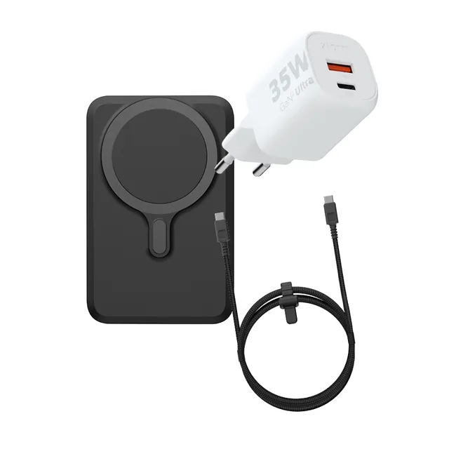 xtorm-next-gen-fs5-magnetic-power-bank-bundle-10-000-mah-avec-chargeur-mural-35w image 1