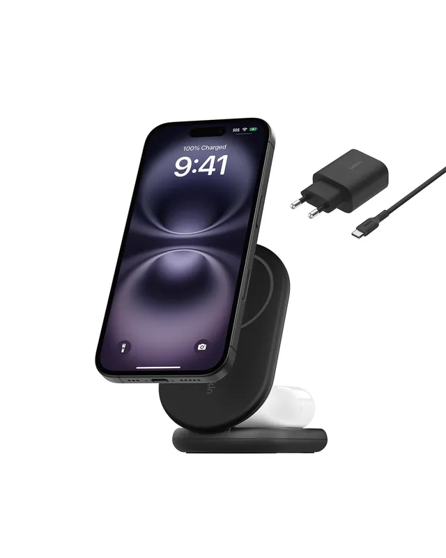 belkin-boostcharge-socle-de-recharge-magn-tique-pliable-qi2-15w-compatible-magsa image 1