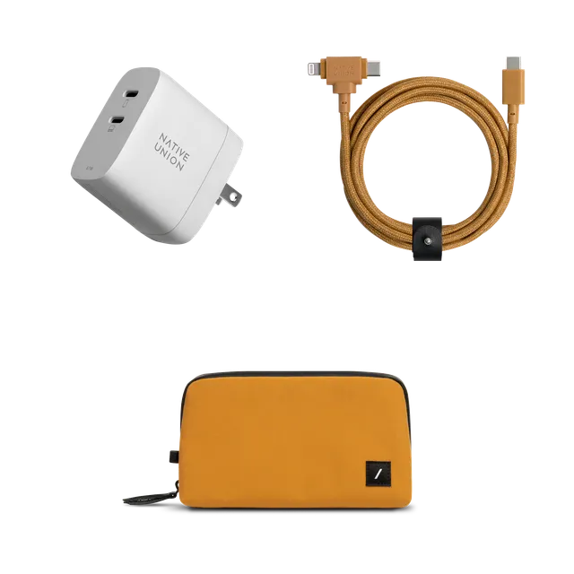 native-union-the-traveler-ensemble-voyage-avec-chargeur-gan-67w-c-ble-2-en-1-et- image 1