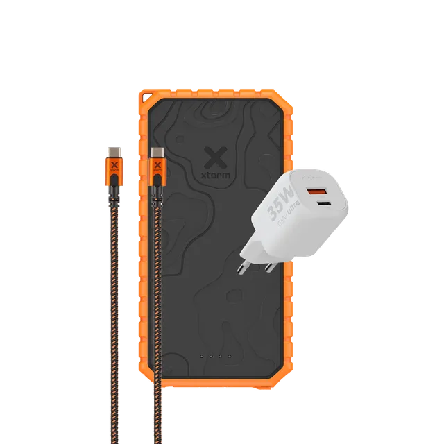 xtorm-rugged-power-bank-20-000-mah-c-ble-usb-c-240w-1-5-m-chargeur-35w image 1