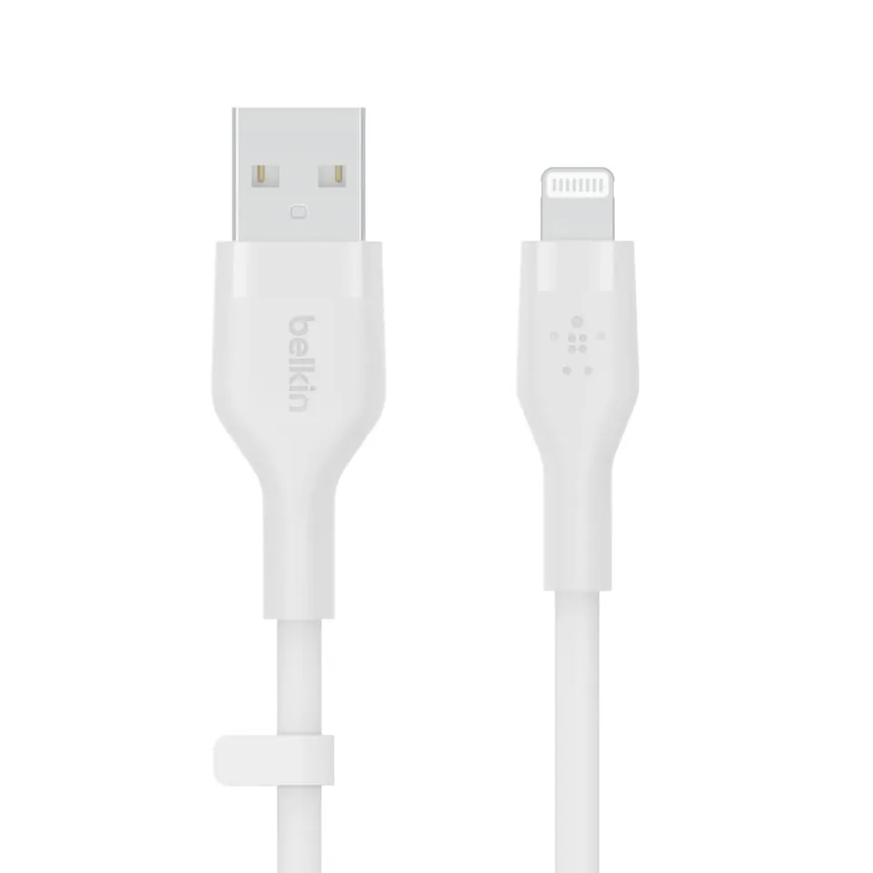belkin-c-ble-usb-a-vers-lightning-boostcharge-flex-en-silicone-3-m-certifi-mfi-b image 1