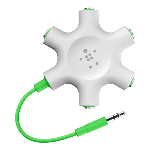 belkin-rockstar-r-partiteur-audio-3-5-mm-pour-smartphone-et-tablette-blanc image 1