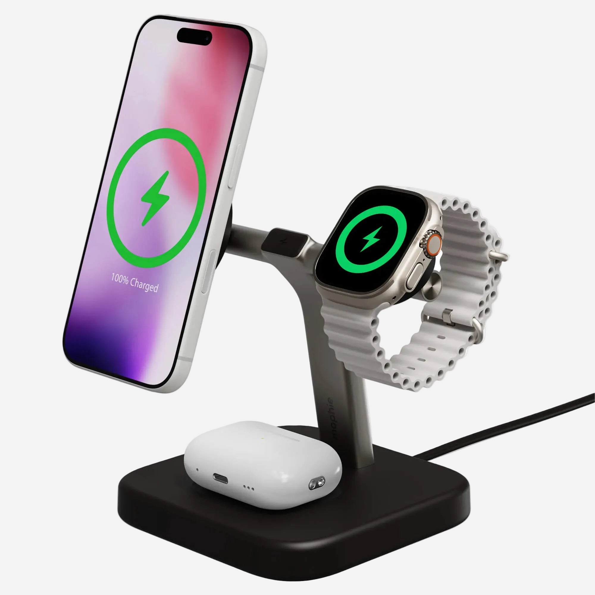 mophie-3-in-1-wireless-charging-stand-magsafe-chargeur-sans-fil-pliable image 2