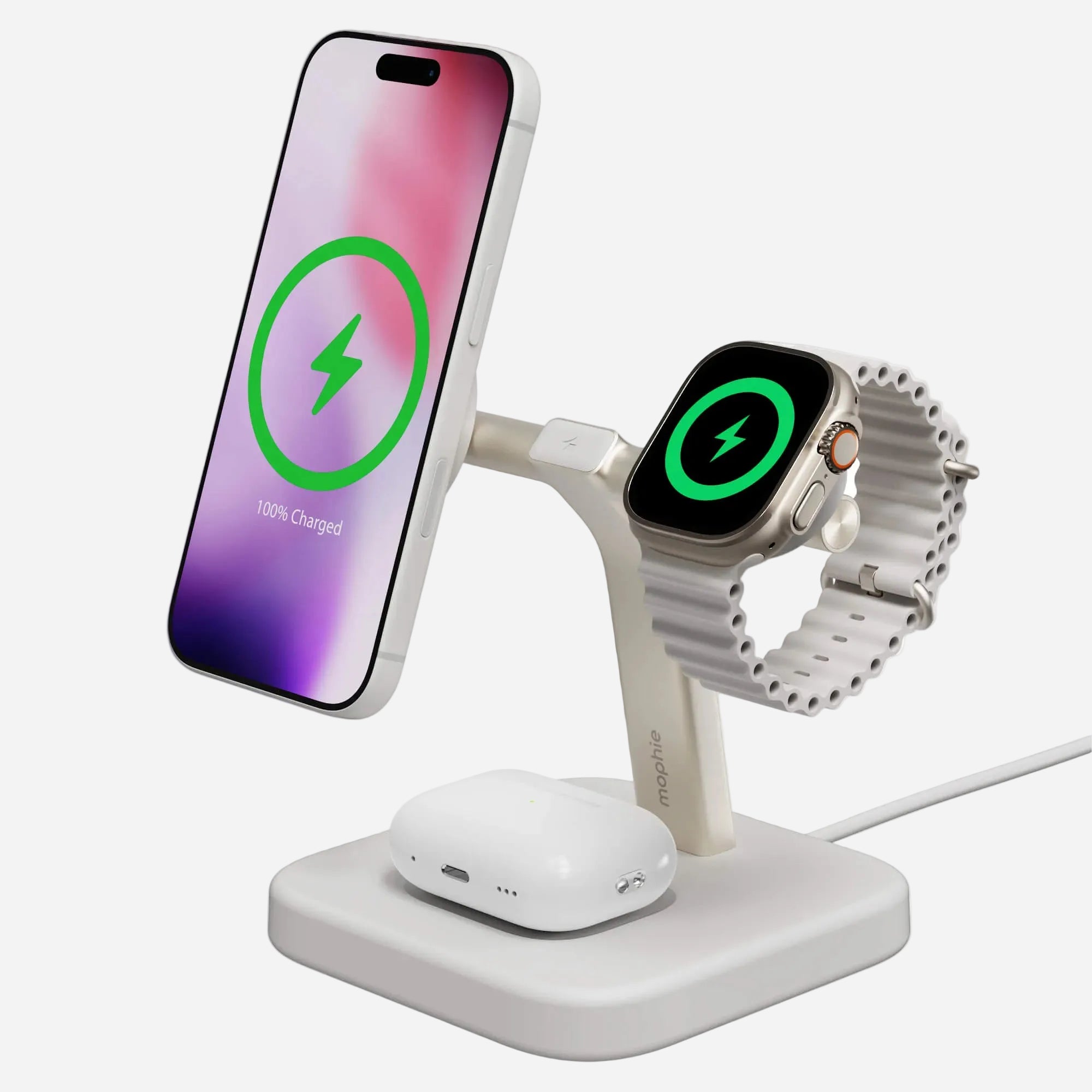 mophie-3-in-1-wireless-charging-stand-magsafe-chargeur-sans-fil-pliable image 1