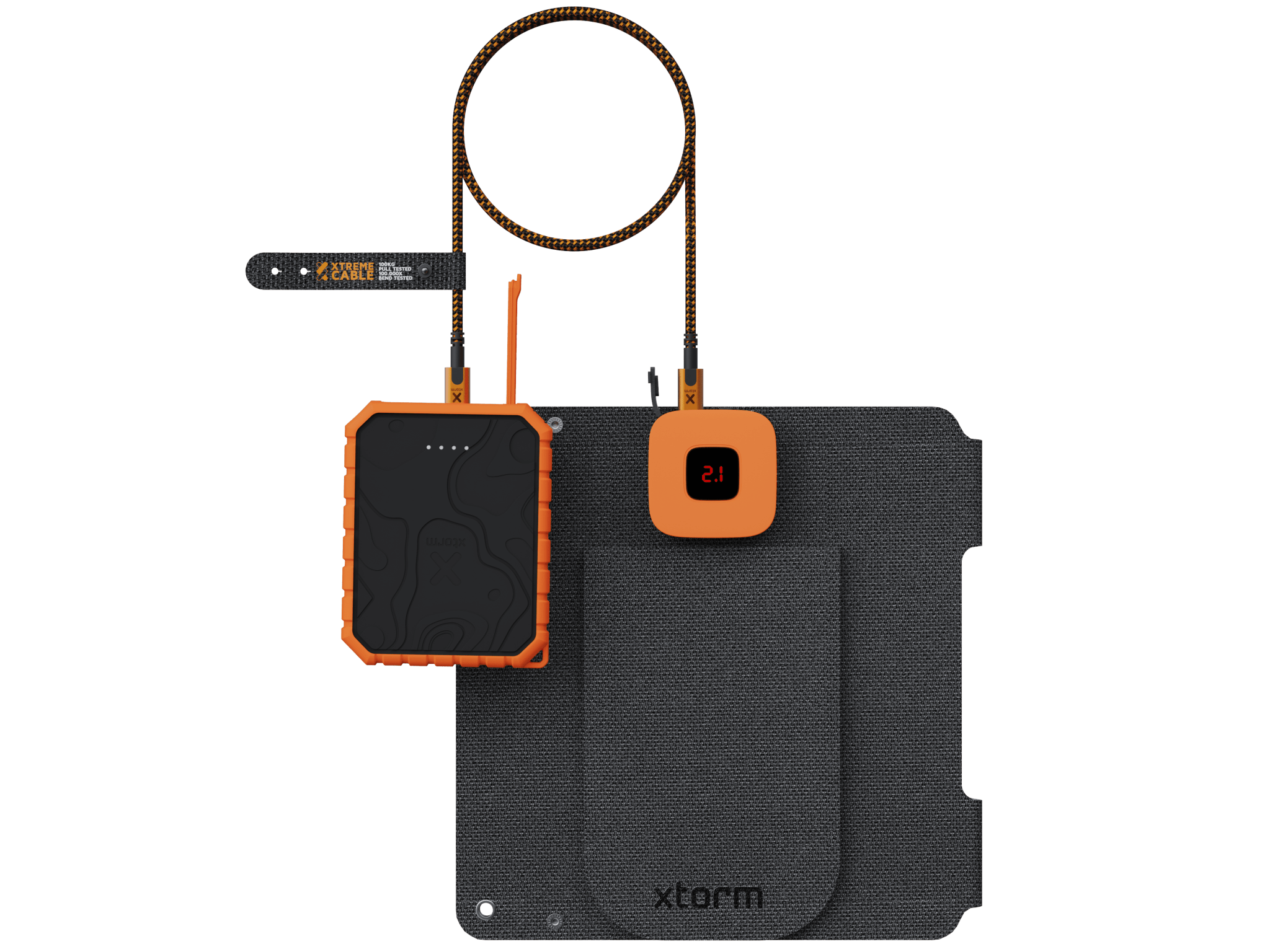 xtorm-panneau-solaire-14w-batterie-externe-rugged-10-000-mah-c-ble-usb-c-pd-240w image 1