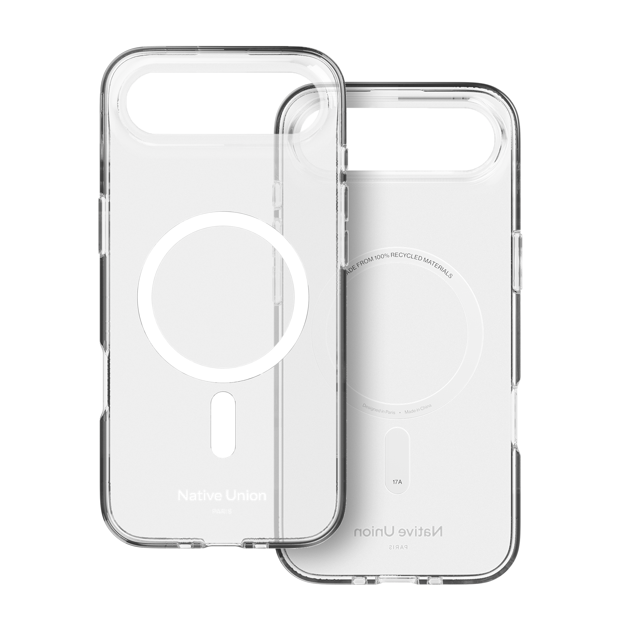 native-union-re-clear-case-pour-iphone-17-coque-transparente-recycl-e-et-antijau image 4