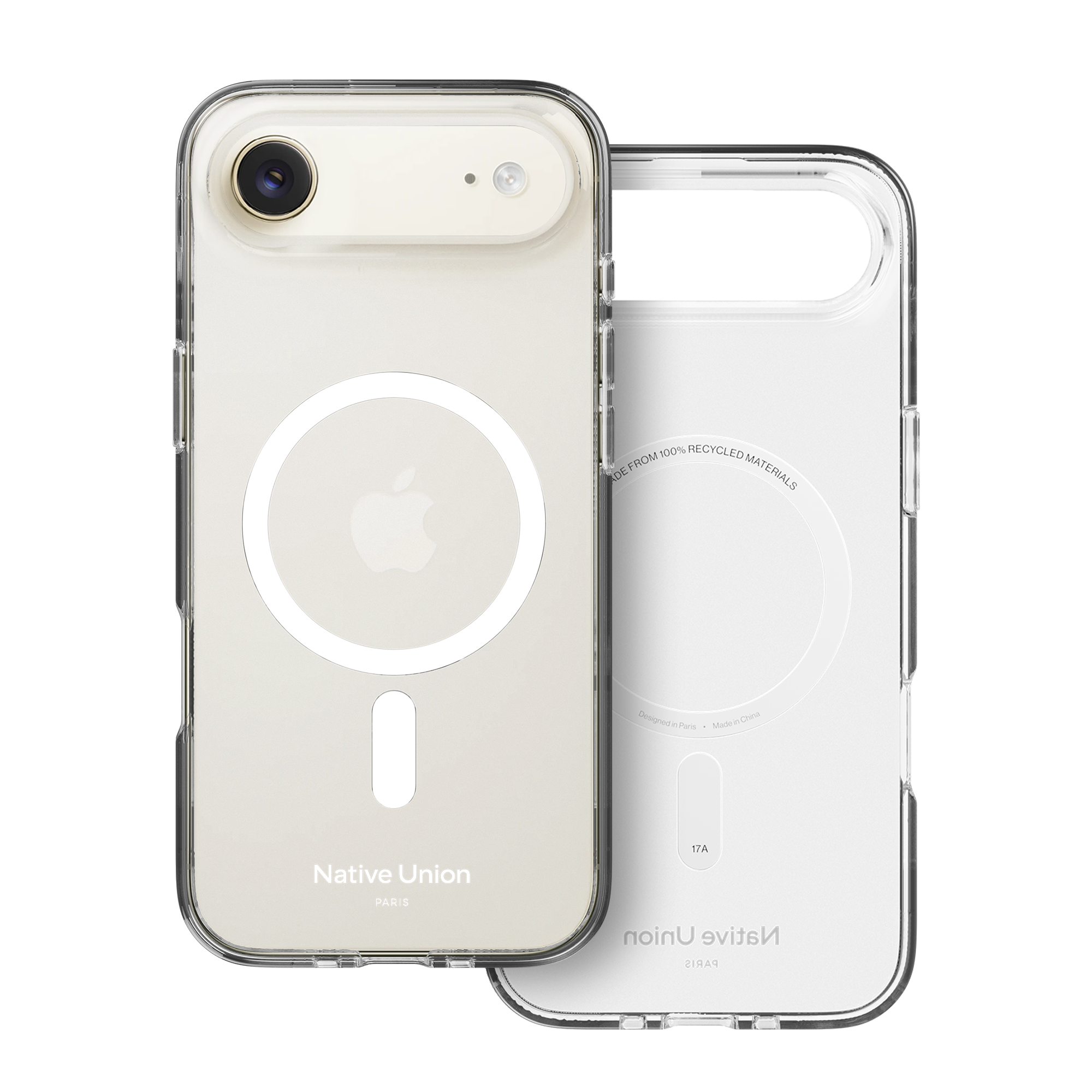 native-union-re-clear-case-pour-iphone-17-coque-transparente-recycl-e-et-antijau image 3