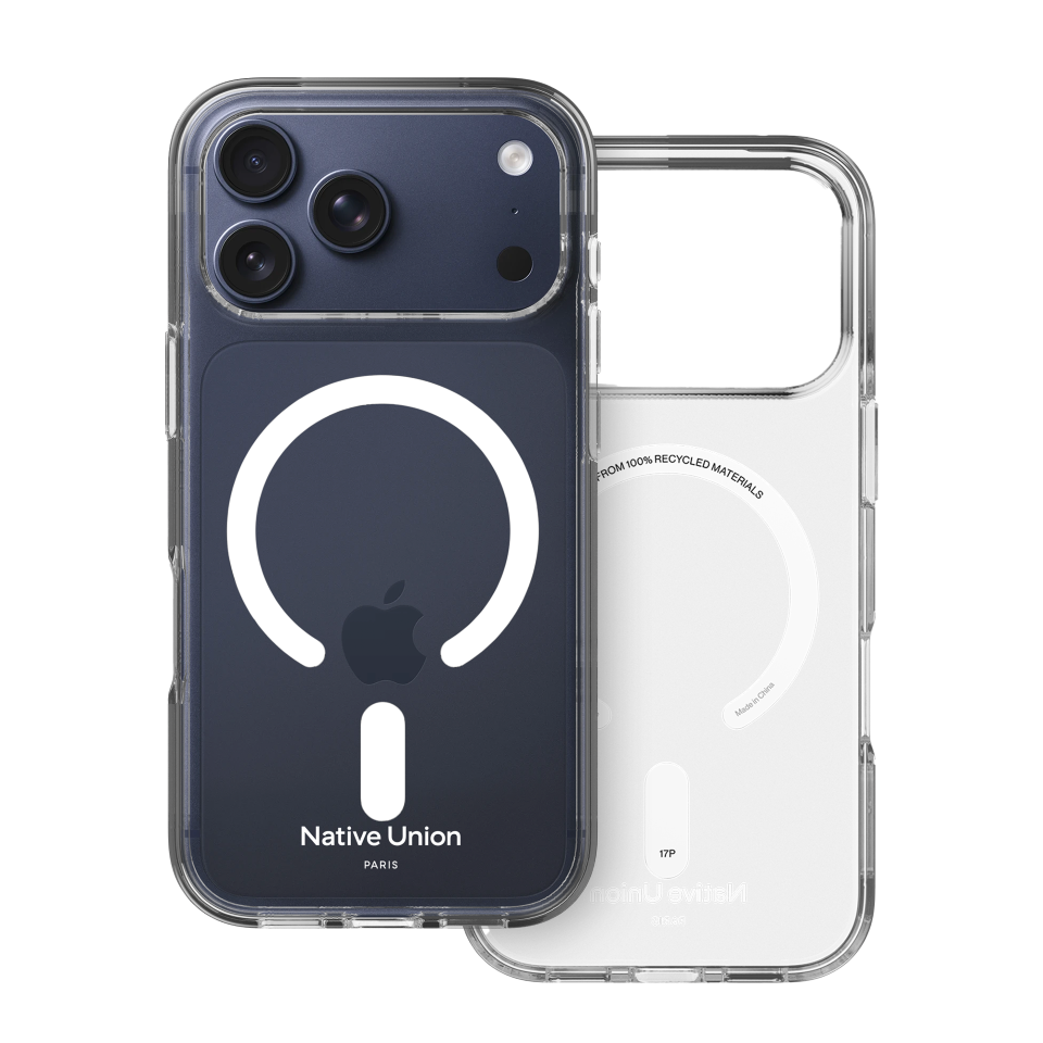 native-union-re-clear-case-pour-iphone-17-coque-transparente-recycl-e-et-antijau image 1