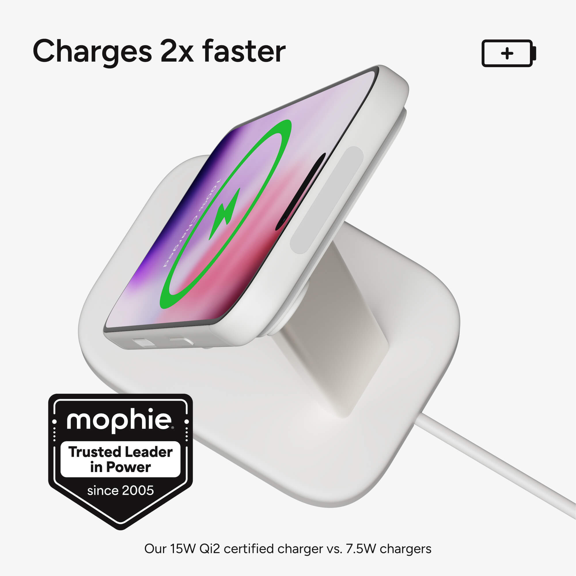 mophie-support-de-charge-sans-fil-compatible-magsafe-et-qi2 image 2